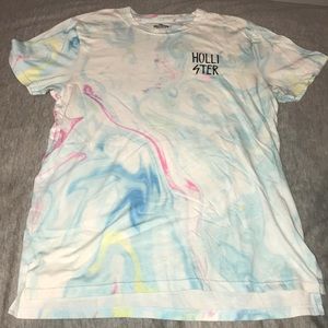 Hollister Tie-Dye Short Sleeve Elongated Tee